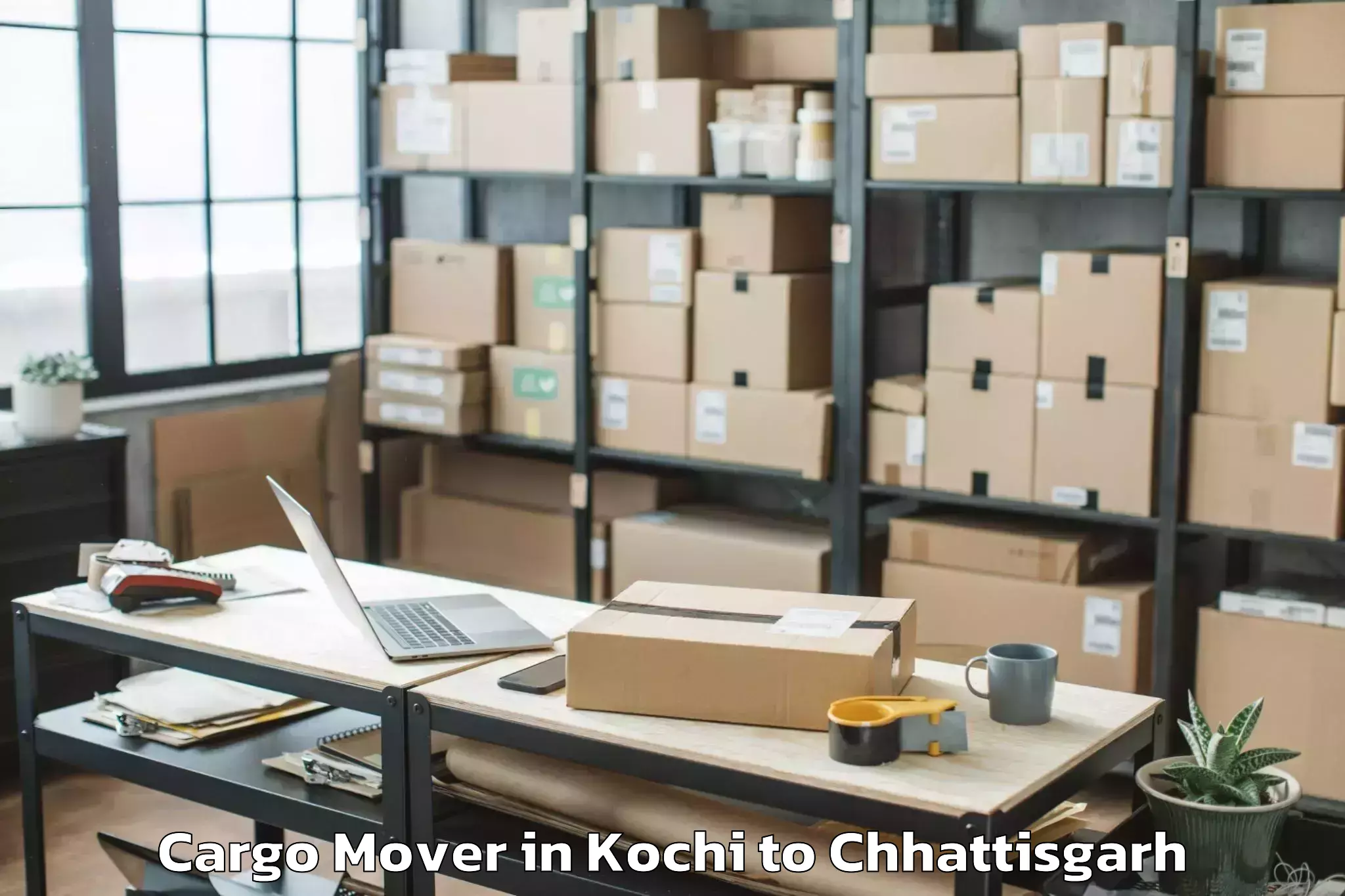 Book Kochi to Rajim Cargo Mover Online